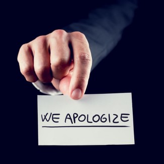 We Apologize